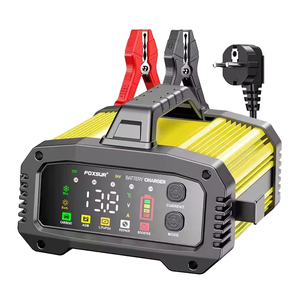 เครื่องชาร์จแบตเตอรี่รถยนต์แบบพกพา 12-24V ใช้ได้กับทุกยี่ห้อ แบบแฮนด์ฟรี 8A 20A 25A สำหรับแบตเตอรี่ Lifepo4 และตะกั่วกรด พร้อมฟังก์ชั่นสตาร์ทเครื่องยนต์ - Product Image 3