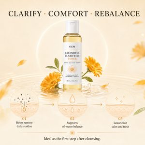 Tonique Clarifiant au Calendula 120ml – Apaisant, Hydratant et Équilibrant pour le Visage avec Niacinamide et Centella pour une Peau Fraîche et Nette - Product Image 4