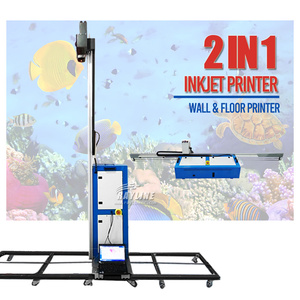 Machine de peinture murale et au sol automatique 2 en 1 Imprimante murale 3d Machine de peinture <span class=keywords><strong>Impression</strong></span> 3.5m Encre UV Imprimante de peinture murale - Product Image 1