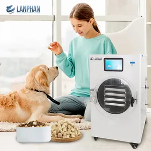 Lanphan Frutas Verduras Carne Alimentos para mascotas Freeze Dryer Máquina de secado al vacío UAS Stock