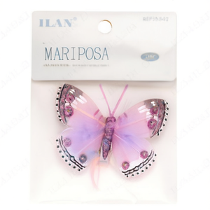 Ilan Mariposa Con Pinza 8Cm Multicolor Fermaglio per Capelli - Product Image 1