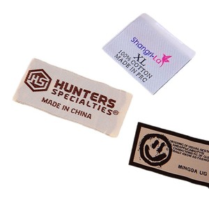 Etiquetas tejidas personalizadas Miaochuang, etiquetas rectangulares de tela, serigrafía para ropa y textiles para el hogar - Product Image 2
