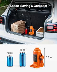 <span class=keywords><strong>Cric</strong></span> <span class=keywords><strong>hydraulique</strong></span> à bouteille 20 tonnes, robuste, soudé, <span class=keywords><strong>pour</strong></span> voiture, SUV, pick-up, réparation automobile, levage domestique et équipement agricole - Product Image 6