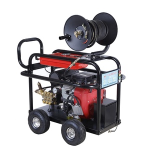 Nettoyeur <span class=keywords><strong>de</strong></span> canalisations à haute pression à essence 24HP 150Bar, nouveau modèle 2020, nettoyeur <span class=keywords><strong>de</strong></span> canalisations à haute pression - Product Image 1
