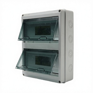 กล่องจ่ายไฟฟ้าภายนอกอาคาร ZWKT HT-24 ระดับ IP65 220V 24 ช่องเสียบ พร้อมระบบป้องกันวงจร  วัสดุ ABS พลาสติก - Product Image 2