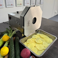 Huishoudelijke commerciële automatische restaurant elektrische groentesnijder/snijmachine appel ui fruit groentehakker/snijder