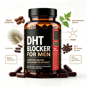 Cápsulas de Marca Privada OEM <span class=keywords><strong>Bloqueador</strong></span> de DHT para Hombres con Saw Palmetto, Biotina y Ortiga para el Apoyo a la Salud del Cabello - Product Image 2