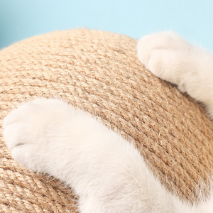 Moderna Palla Tiragraffi per Gatti all'Ingrosso in Legno con Corda di Sisal, Tiragraffi per Gatti da Arrampicata, Ecologico, Antiscivolo, Resistente all'Usura, Durevole - Product Image 4