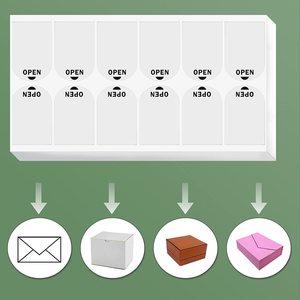 <b>Clear</b> BOPP Rectangle Sticker With Open Tip Self-adhesive Promotional Label For Business Use - Product Image 4