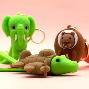 Portachiavi in PVC con Personaggio Cartoon Divertente Tralalero Tung Sahur <span class=keywords><strong>Cappuccina</strong></span>, Giocattolo Regalo 2025 - Product Image 4