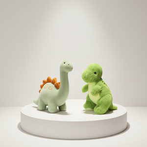 Fluffy Dino dinosaurio de peluche Animal de peluche Stegosaurus juguetes lindo tiranosaurio realista Rex Triceratops Super suave felpa - Product Image 3