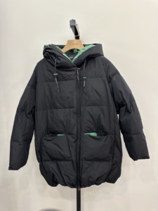 Veste d'hiver légère en duvet pour <span class=keywords><strong>femme</strong></span>, <span class=keywords><strong>parka</strong></span> longue <span class=keywords><strong>imperméable</strong></span>, manteau chaud en duvet de canard de qualité supérieure <span class=keywords><strong>avec</strong></span> <span class=keywords><strong>capuche</strong></span> - Product Image 2