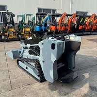 LUJIANG Crawler Mini Skid Steer Loader Backhoe Front End Loader Mesin Diesel Cummins Garansi 1 Tahun Efisiensi Operasional Tinggi
