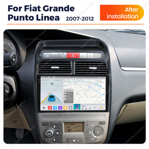 MEKEDE-Reproductor multimedia para coche, Radio con 8 núcleos, navegación GPS, 12 + 256G, Android, para <span class=keywords><strong>Fiat</strong></span> Grande Punto Linea 2007-2012 - Product Image 3