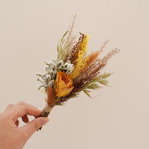 Petit bouquet de fleurs séchées bohèmes, fleurs séchées préservées pour un cadeau de la Saint-Valentin, un cadeau d'anniversaire, une décoration de fête - Product Image 5