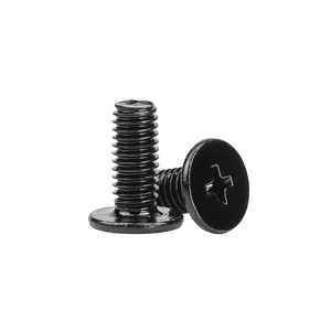 Tornillos de máquina de cabeza plana con fenda cruzada, métricos, de acero inoxidable GR5, óxido negro, M4/M5/M8, tornillos de remachado a presión para equipos - Product Image 2
