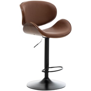 WDY Mid Century Modern Counter Height Bar Chairs Barstools <strong>Adjustable</strong> Swivel Leather Bar <strong>Stools</strong> for Kitchen Island - Product Image 5