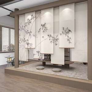 Rideau en organza double couche, délicat, séparateur d'<span class=keywords><strong>espace</strong></span>, design transparent pour lieu de mariage - Product Image 3