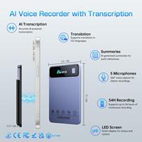 Enregistreur vocal numérique IA optimisé par Chat GPT pour la transcription vocale sur téléphone mobile