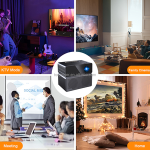 Touyinger E900 1080P Full HD karaoke chiếu <span class=keywords><strong>2</strong></span> Micro 500 Ansi <span class=keywords><strong>Android</strong></span> 9.0 rạp hát tại nhà di động ktv tính năng <span class=keywords><strong>Wifi</strong></span> dẫn đèn - Product Image 5