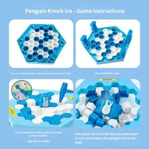<span class=keywords><strong>Juego</strong></span> de Mesa Rompehielos de Doble Batalla Rescate del Pingüino para Niños de 4 a 6 Años, Juguete Educativo - Product Image 5
