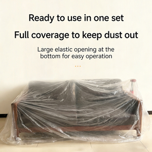 Housse de protection jetable anti-poussière pour meubles, canapé, lit, <span class=keywords><strong>matelas</strong></span>, pour déménagement et nettoyage - Product Image 3