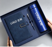 Ensemble cadeau d'entreprise personnalisé, tasse isotherme de luxe, carnet, kits exécutifs, ensemble cadeau promotionnel d'entreprise avec boîte, cadeau commémoratif