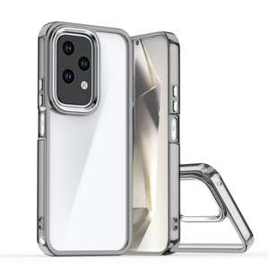 Funda protectora transparente con ranura metálica simple, a prueba de golpes y con protección total, compatible con Huawei Mate 60 Pro - Product Image 1