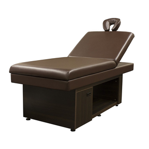 Mesa de masaje tailandesa, suelo de madera, cama de masaje de belleza - Product Image 3