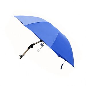 Hot Sale Hospital High Quality Waterproof Sun Rain <b>Windproof</b> Single Layer Fold Wheelchair <b>Umbrella</b> with Clamp - Product Image 5