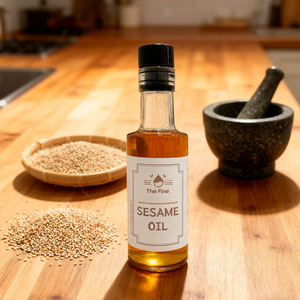 Tinh khiết tự nhiên Hàn Quốc nướng dầu mè 180ml vàng không biến đổi gen lạnh ép dầu cho thực phẩm Châu Á đích thực & khỏe mạnh sành ăn công thức nấu ăn - Product Image 1