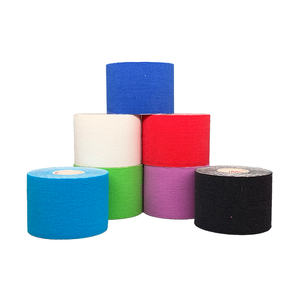 Cinta de gimnasio impermeable hipoalergénica, cinta de kinesiología china original de algodón, cinta muscular deportiva para kinesiología, 10cm - Product Image 6