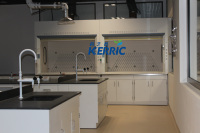 Hotte de laboratoire Kerric LB-02 moderne en fer, anti-explosion chimique, avec conduit – Équipement de laboratoire économique