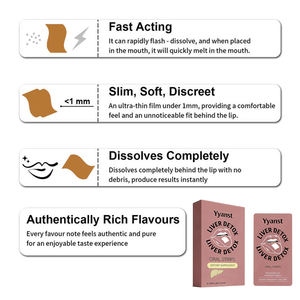 OEM/ODM Bandes orales détoxifiantes pour le foie à base de racine de Pueraria Lobata, ingrédient naturel, à dissolution rapide pour une absorption rapide - Product Image 4