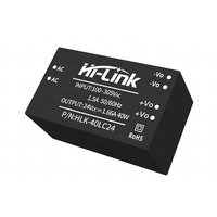 Hi-Link AC ke DC 40W 9V 12V 15V 18V 24V HLK-40LC09 40LC12 40LC15 40LC18 40LC24 Modul Konverter Catu Daya Mini Cerdas