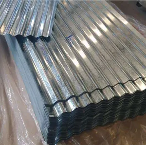 Voorraad Ppgi Gegalvaniseerde Dakplaat Prijs Prefab Huizen Zink Aluminium Coating Gegolfd Galvalume Metalen Plaat