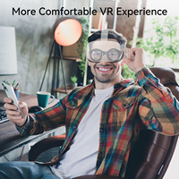 Anneaux de protection d'objectif AMVR pour Meta Quest 3, protection d'objectif VR anti-rayures pour les porteurs de lunettes, ultra-fins et avec cache-poussière