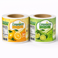 Étiquettes adhésives en PVC imperméables personnalisées pour les bouteilles de jus et de boissons - Autocollants d'emballage personnalisés de la marque CX