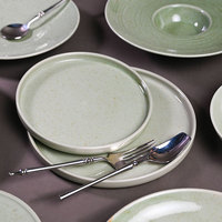 Céramique Fabrication chinoise Assiettes à dessert en porcelaine Vaisselle de table Ensemble de vaisselle Ensembles d'assiettes Vaisselle Assiette en porcelaine Plat pour hôtel
