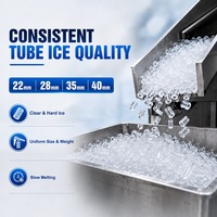 Machine à glace industrielle certifiée CE, production de 5, 10, 20, 30 tonnes par jour, usine de fabrication de glace comestible, refroidissement par eau et air pour usine de glace