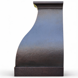 定制建筑钟形铜制抽油烟机，手工制作，壁挂式，适用于别墅和高端住宅厨房 - Product Image 4