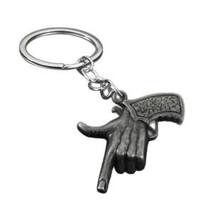 Yujiantong Cross-border Best-seller in lega di gesto chiave ciondolo in acciaio titanio Hip-hop Rock retrò Punk <span class=keywords><strong>Personalit</strong></span> - Product Image 5