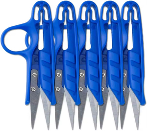 Ciseaux de taille miniatures bleus de haute qualité, coupe-fil en acier inoxydable, <span class=keywords><strong>sécateur</strong></span> pour bonsaï, <span class=keywords><strong>sécateur</strong></span> de jardin - Product Image 1