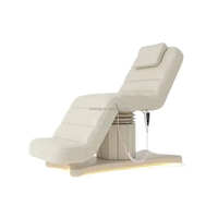 Lit pour le visage Salon de beauté Spa Clinique Chaises Table de meubles de beauté pour les cils Lits de salon Mécanisme de levage électrique Chaise Chaise de massage