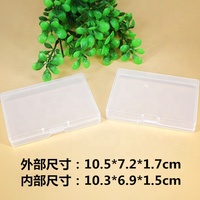 En gros transparent PP boîte en plastique de stockage de la boîte en plastique avec couvercle