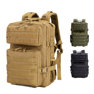 Sac à dos tactique 35L avec compartiment porte-bouteille, sac à dos tactique en nylon imperméable pour la gym et les sports - Product Image 6