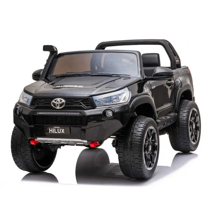 ได้รับใบอนุญาต Toyota Hilux 2019 เบาะหนังรถยนต์เด็กไฟฟ้านั่งบนของเล่นสําหรับเด็ก