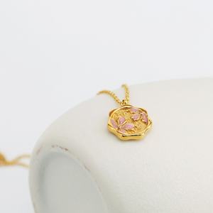 Colliers tendance 2026 avec pendentif, bijoux hypoallergéniques en acier inoxydable 316L plaqué or PVD 18 carats, collier fleur de girofle pour femme - Product Image 6