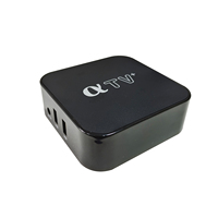 Boîtier TV Intelligent Alphatv OTT OEM Plus Linux, Boîtier Décodeur de Streaming 4.9 Quad Core 5G Wi-Fi LAN 100M 4K HD Linux, 2 Ports USB 2.0 GRATUITS