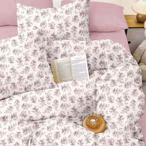 Seerksucker Printed 95gsm Luxury 100% Polyester OEKO-TEX Certified 1800TC <b>Duvet</b> Cover Set 4pcs for Home or <b>Hotel</b> Use Woven - Product Image 2